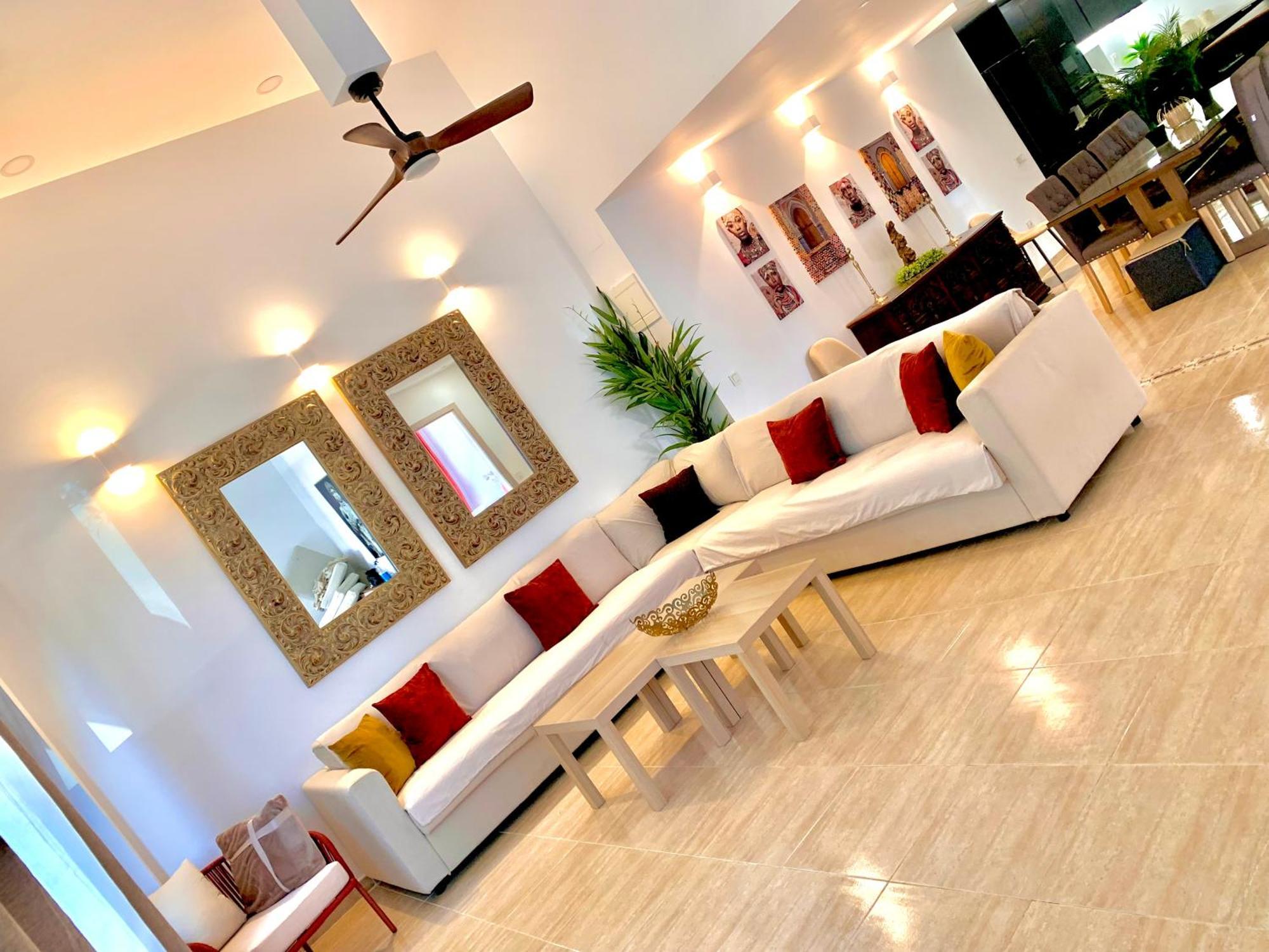 Amplia Vivienda New Para12 Pers A 4 Min Caminando De Playa Con Terraza, Piscina Com, Wifi, Ventiladores De Techo, Lavavajillas Roquetas de Mar Zewnętrze zdjęcie